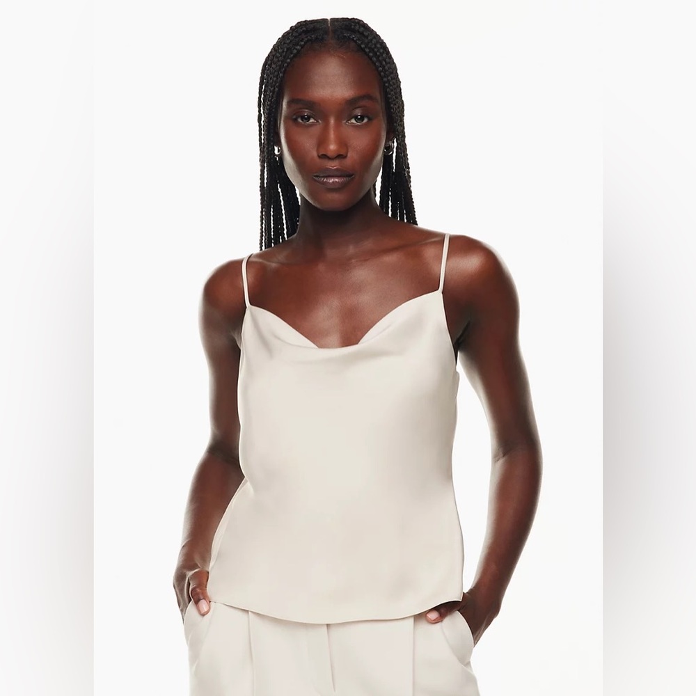 Aritzia Babaton Cowlneck Satin Cami